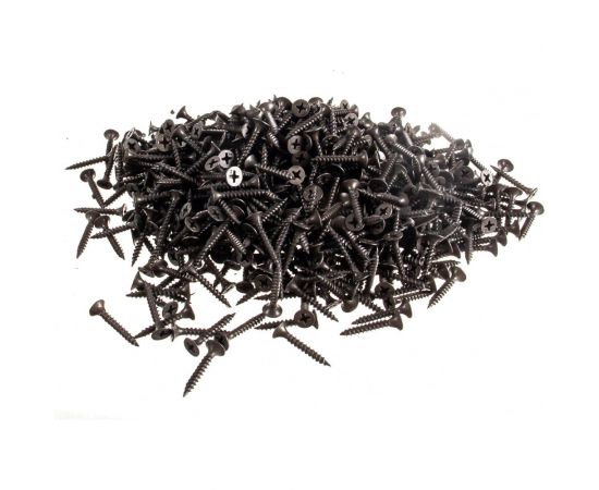 Саморез Качественный Крепеж 3,5х25 потай, частая резьба, оксид 700 шт 0500391 КЧ 