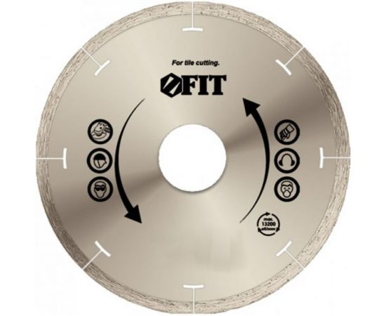 Диск алмазный отрезной (115 мм; 22.2 мм) для угловых шлифмашин Fit 37442 