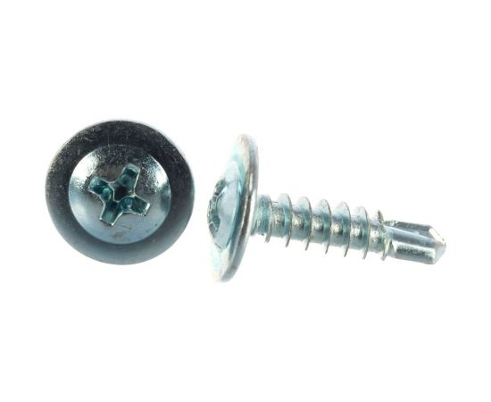 Саморез с прессшайбой Качественный крепеж 4,2х16 сверло 700 шт 0500343 КЧ 