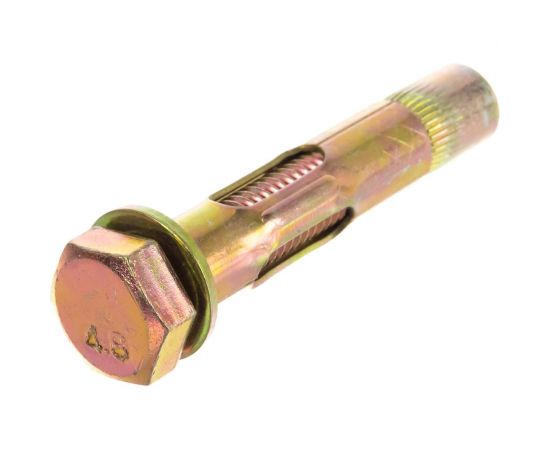 Анкерный болт Зубр 12 x 65 мм, 40 шт, желтопассивированный, Профессионал 302312-12-065 – изображение 3