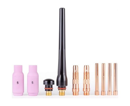 Набор комплектующих 10 предметов для TIG17/18/26 FOXWELD 3494 – изображение 2