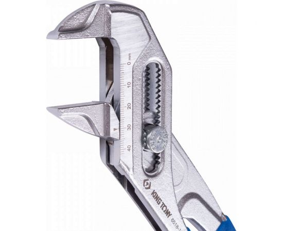 Переставной захват-ключ KING TONY 266 мм, 0-42 мм, быстрозажимной механизм 6518-10C – изображение 2