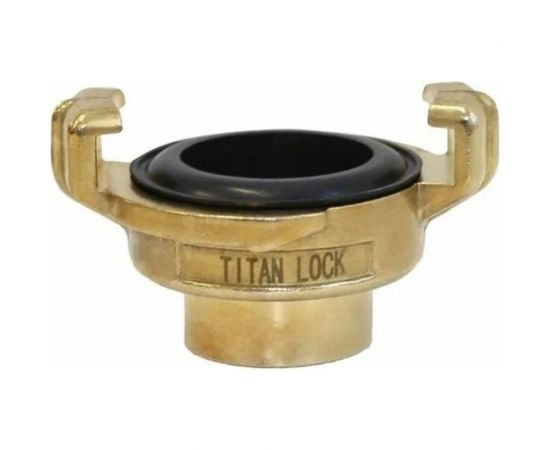 Универсальное соединение для воды TITAN LOCK NEPTUN (GEKA) с внутренней резьбой BSP 1"", латунь, TLNPF1-BR – изображение 2