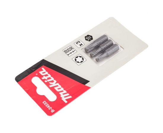 Набор бит (3 шт; Torx T20/25/30, 25 мм) Makita B-24533 – изображение 2
