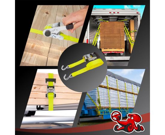 Стяжка для крепления груза DSV 38мм х 4,6м, 2,25 т R88011 – изображение 6