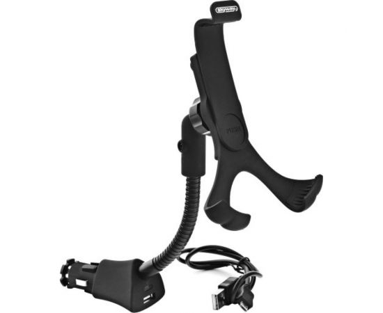 Держатель телефона SKYWAY в прикуриватель с USB-портом шир.55-85 мм, выс.120-150мм 360,12/24V S00301003 