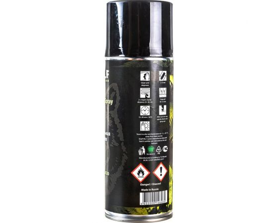 Краска для бампера WOLF 8735 чёрная, 520 мл 168.0520 – изображение 2