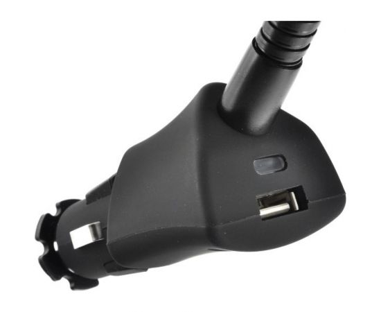 Держатель телефона SKYWAY в прикуриватель с USB-портом шир.55-85 мм, выс.120-150мм 360,12/24V S00301003 – изображение 3