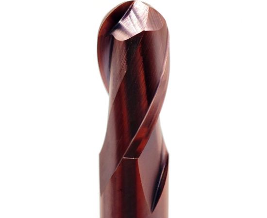 Фреза концевая монолитная твердосплавная сферическая 8х60 мм СпецТехИнструмент D8BN4.0L60T2TiAlNHRC55ASTI – изображение 6