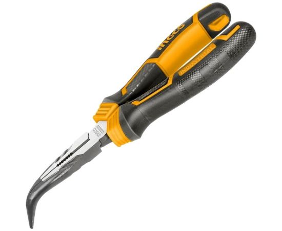 Тонкогубцы INGCO INDUSTRIAL изогнутые, 200 мм HHBNP28201 