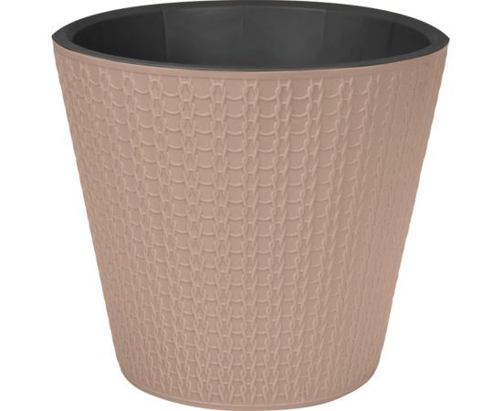 Горшок для цветов Idiland Velvet D 160 мм, 1.6 л, бежевый 221602827/01 