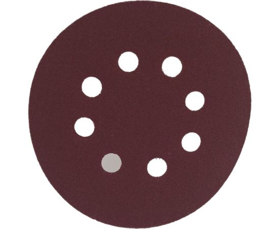 Круг 125 мм, Р240, абразивный, самозацепляемый, с отверстиями, 10 шт MOSTEK 3412524 – изображение 2