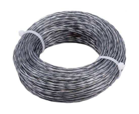 Леска крученая с сердечником 2.4 мм, 15 м для триммера Green Revolution ЛС-715024 – изображение 2