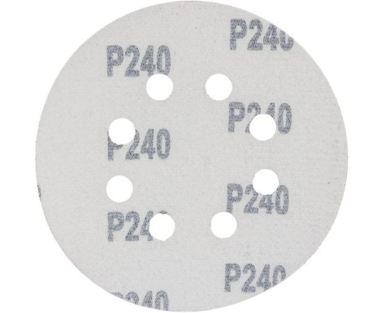Круг 125 мм, Р240, абразивный, самозацепляемый, с отверстиями, 10 шт MOSTEK 3412524 – изображение 3