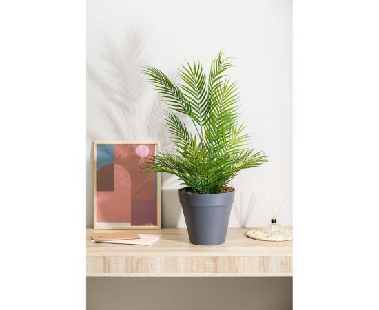 Горшок для цветов Idiland Tarragon 7 л, D 250 мм с дренажной вставкой, серый 221610535/01 – изображение 2