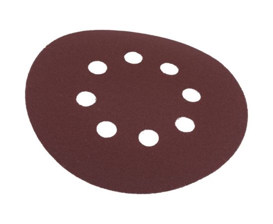 Круг 125 мм, Р240, абразивный, самозацепляемый, с отверстиями, 10 шт MOSTEK 3412524 – изображение 5