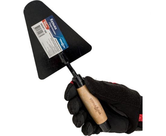Кельма Управдом "Треугольник" с усиленной рукояткой 160 мм 043411-160 4100001858 – изображение 2