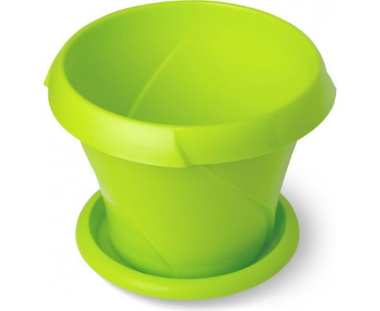 Кашпо Martika Флориана с поддонником, 2.8 л, диам. 215 мм, салатовое С386САЛ 