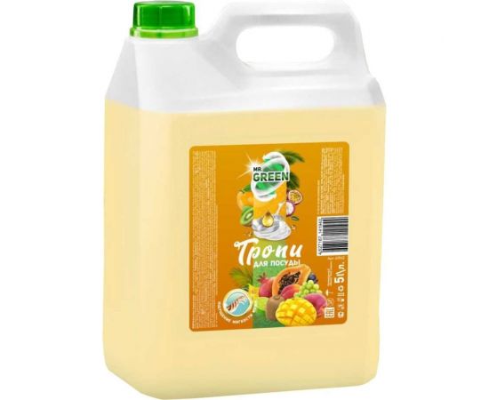 Средство для мытья посуды MR.GREEN Тропи, 5 л ПНД 41942 