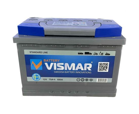 АКБ VISMAR ST 6СТ-75 N L-1 680A 276/175/190 4660003793895 – изображение 2