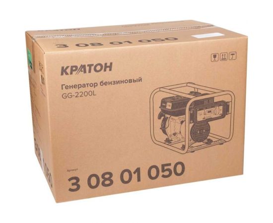Бензиновый генератор КРАТОН GG-2200L 3 08 01 050 – изображение 7