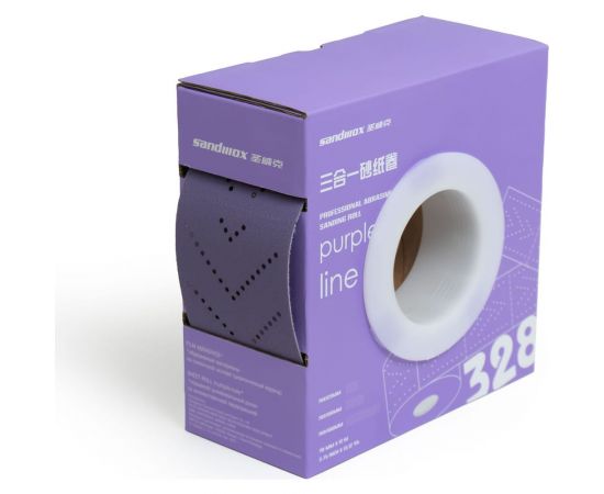 Рулон шлифовальный на пленочной основе 328 Purple Zirconia (70 мм, 12 м, Р120, 1 рулон) SANDWOX 328.070.120 