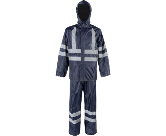 Влагозащитный костюм 2Hands повышенной видимости, синий, 3XL KP1HV 