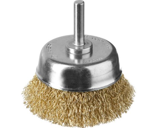 Щетка чашечная (63 мм; витая латунированная стальная проволока 0.3 мм) ЗУБР 3525-063_z02 