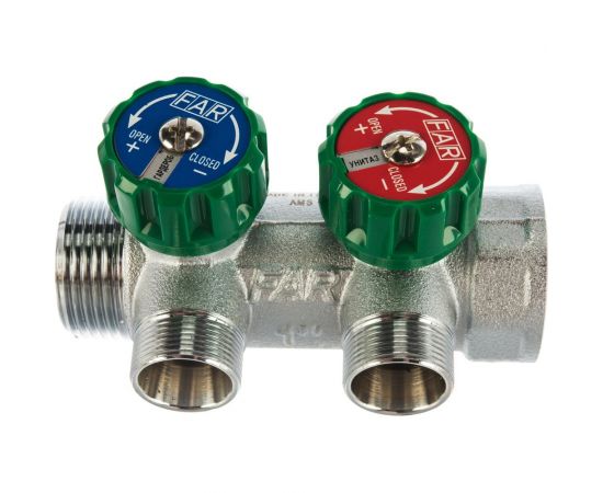 Регулируемый коллектор с 2 отводами FAR1" М24х19 FK 3825 C1 – изображение 4