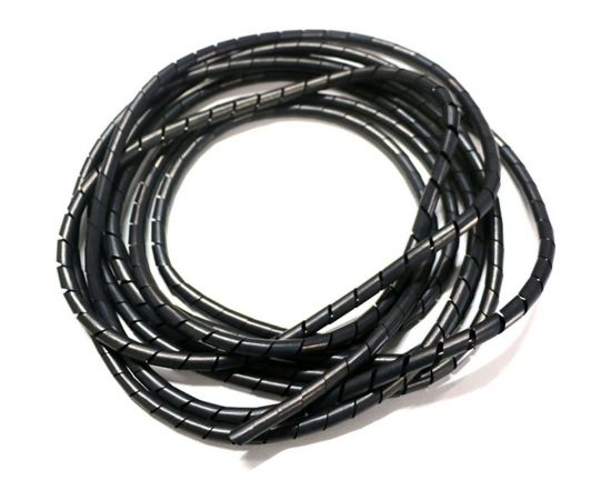 Спиральная пластиковая оплетка PARLMU SWB 6-1, полиэтилен, размер 6, бухта 14 m, цвет черный PR4100200 – изображение 8