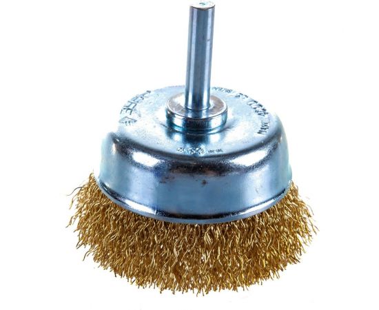 Щетка чашечная (63 мм; витая латунированная стальная проволока 0.3 мм) ЗУБР 3525-063_z02 – изображение 4