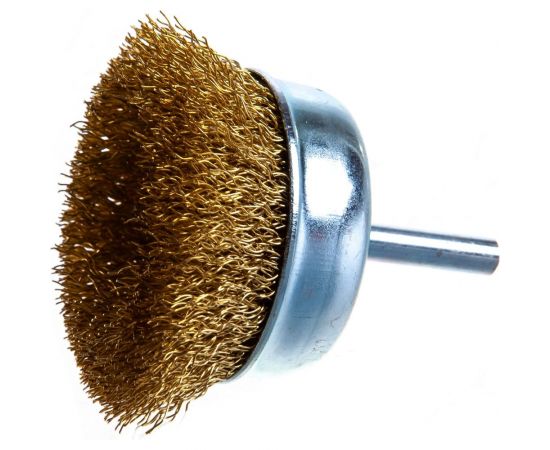 Щетка чашечная (63 мм; витая латунированная стальная проволока 0.3 мм) ЗУБР 3525-063_z02 – изображение 3