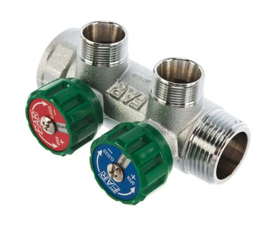 Регулируемый коллектор с 2 отводами FAR1" М24х19 FK 3825 C1 – изображение 2