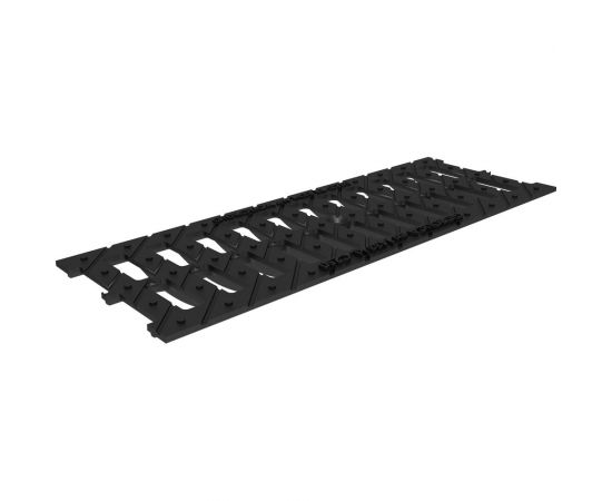 Водоприемная решетка Gidrolica DN 150, 500х186х23 мм, щелевая, чугунная ВЧ, класс С250 516 