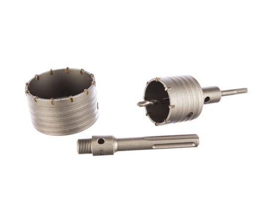 Набор коронок по бетону с оснасткой в кейсе Профессионал (68, 100 мм) ЗУБР 29185-H2-2 