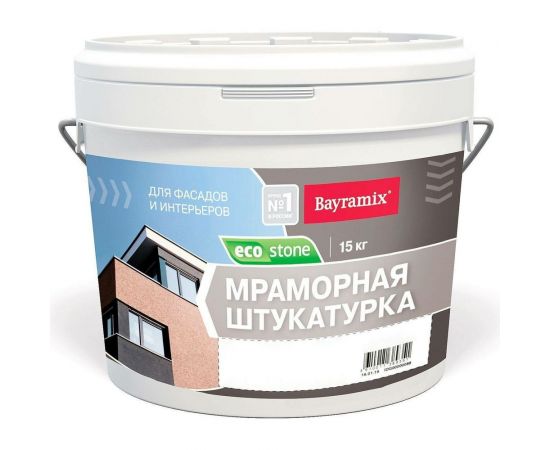 Мраморная штукатурка Bayramix BAY EcoStone 971 15 кг BMES-971-K 