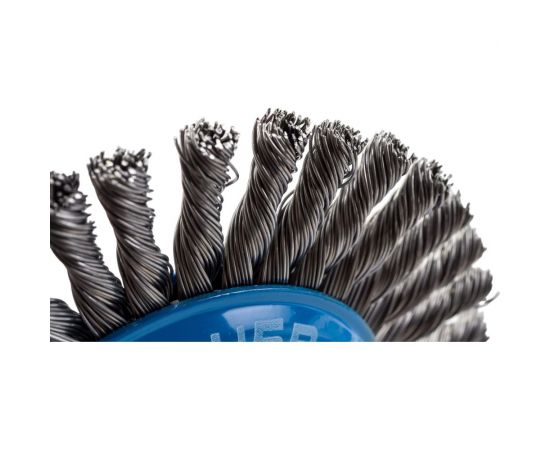 Щетка дисковая (125 мм; М14; плетеные пучки стальной проволоки 0.5 мм) ЗУБР 35192-125_z02 – изображение 3