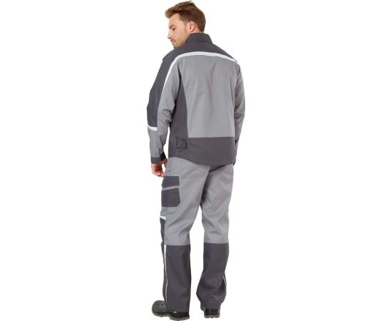 Костюм Эксперт Спецодежда Финикс, серый/темно-серый, р. 52-54, рост 170-176 6446000039277 – изображение 5