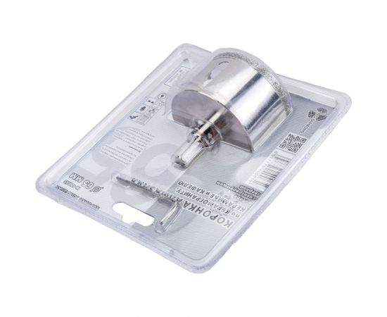 Коронка алмазная по керамике и кафелю с центрирующим сверлом (65 мм) TRIO-DIAMOND 400065 – изображение 3