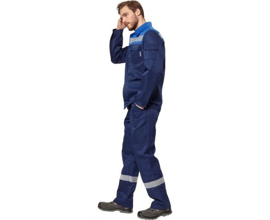 Костюм Эксперт Спецодежда Профи 1, темно-синий/василек, р. 68-70, рост 194-200 6446000027007 – изображение 8