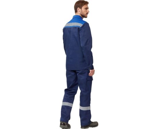 Костюм Эксперт Спецодежда Профи 1, темно-синий/василек, р. 68-70, рост 194-200 6446000027007 – изображение 6