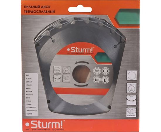 Диск пильный по дереву (160х20 мм; 48T) Sturm 9020-160-20-48T – изображение 2