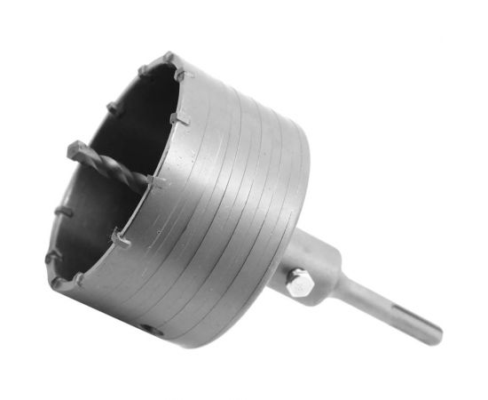 Коронка твердосплавная по бетону 105 мм в сборе с хвостовиком SDS+ 110 мм Резолюкс 62105 