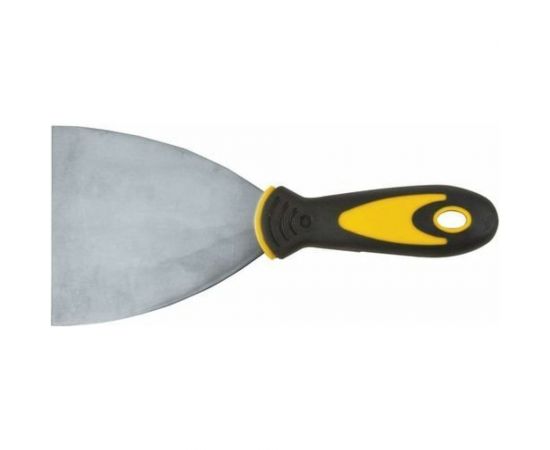 Шпатель FIT нержавеющая сталь, прорезиненная ручка, 6"", 150 мм 06698 