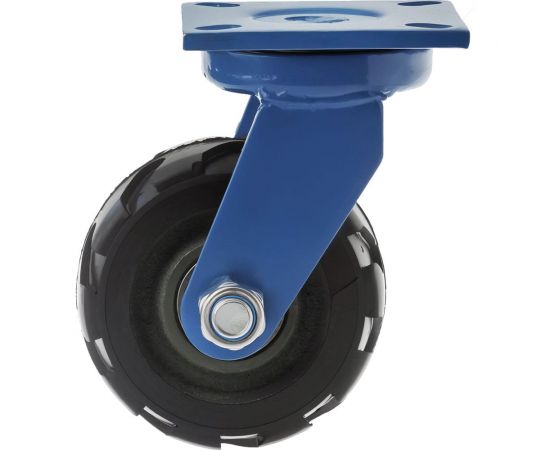 Колесо сверхбольшегрузное обрезиненное поворотное с площадкой SHd 63 (150 мм; 800 кг) А5 1001619 – изображение 3