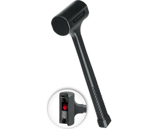 Цельнолитой безынерционный молоток STAYER 900 г, 50 мм 2042-900 – изображение 7