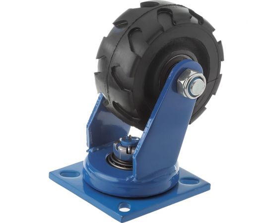 Колесо сверхбольшегрузное обрезиненное поворотное с площадкой SHd 63 (150 мм; 800 кг) А5 1001619 – изображение 2