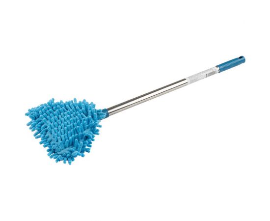 Стекломой Рыжий кот телескопический, треугольная насадка из микрофибры, размер 57x93 см 104083 – изображение 3