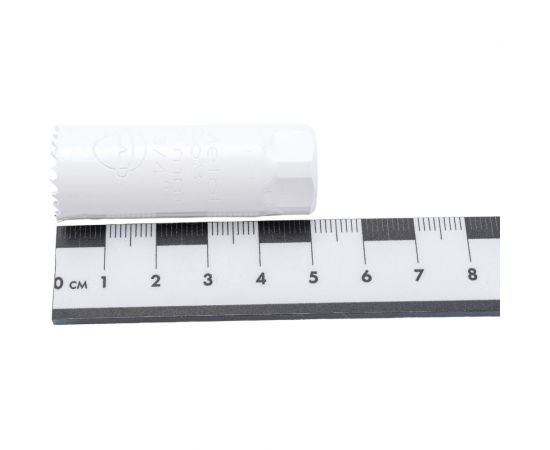 Коронка биметаллическая мелкий зуб (19 мм, 38 мм, HSSE, М42) №306 Профоснастка 80102006 – изображение 3