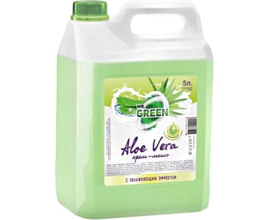 Увлажняющее крем-мыло MR.GREEN Aloe Vera 5 л ПНД 42017 